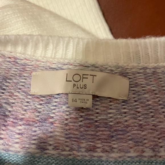 LOFT Plus Fair Isle Sweater - Picture 8 of 10